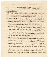 Letter to Jane L. Raisin from Jacob S. Raisin, June 29, 1922
