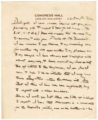 Letter to Jane L. Raisin from Jacob S. Raisin, June 30, 1922