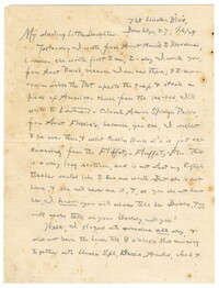 Letter to Rachel Raisin from Jacob S. Raisin, January 16, 1929