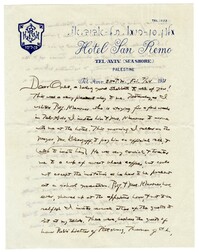 Letter from Jacob S. Raisin, July 24, 1931