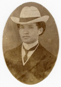 Photograph of Young Jacob S. Raisin with Hat