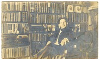Photograph of Jacob S. Raisin in Library