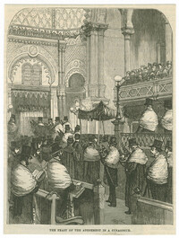 The Feast of the Atonement in a Synagogue
