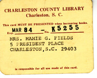 Charleston County Library Card