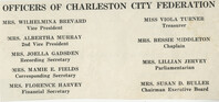 Officers of the Charleston City Federation