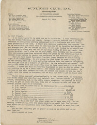 Letter from Marion Wilkinson to Mamie Fields, March 29, 1949