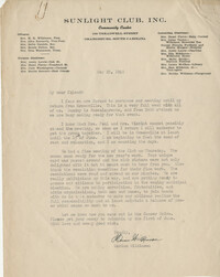 Letter from Marion Wilkinson to Mamie Fields, May 23, 1949