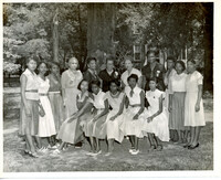 Group of Women in Front of a Tree