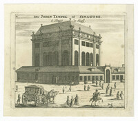 Der Joden Tempel of Sinagoge. / Le Temple de Juifs.