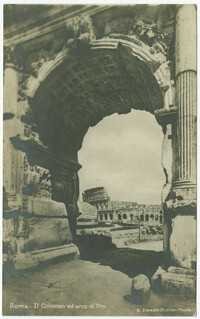 Roma - Il Colosseo ed arco di Tito