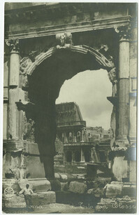 Roma - Arco di Tito con Colosseo