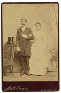 Portrait of Maurice Emanuel and Mary Eleanor Seixas (Emanuel) Lee