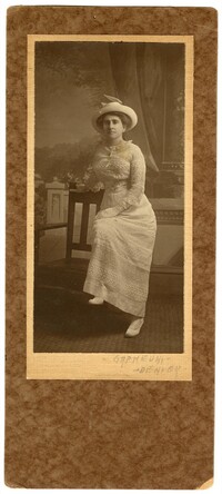 Portrait of Mary Eleanor Seixas (Emanuel) Lee