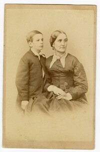 Portrait of Unidentified Woman and Child