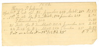 Medical Account Record, 1883