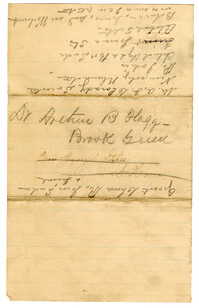 Letter to Dr. Arthur B. Flagg, March 1887