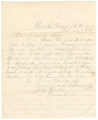 Letter to Dr. Joshua Ward Flagg from July Herriot, 1896