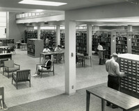 Reading area and stacks, Main Library
