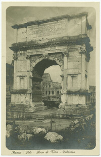 Roma - Arco di Tito - Colosseo
