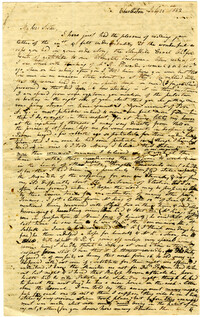 Letter from Mary Lamboll Beach to Elizabeth L. Gilchrist, July 25th, 1822