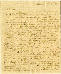 Letter from Mary Lamboll Beach to Elizabeth L. Gilchrist, September 8th, 1823