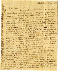 Letter from Mary Lamboll Beach to Elizabeth L. Gilchrist, September 22nd, 1823