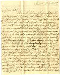 Letter from May Jones to Mary L. Jones, September 27th, 1825