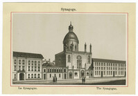Synagoge. / La Synagogue. / The Synagogue.