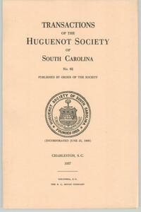 Transactions of the Huguenot Society, No. 62