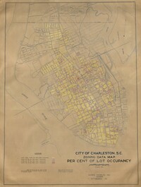 City of Charleston, SC, Zoning Data Map: Per Cent of Lot Occupancy