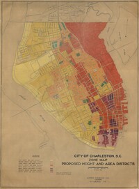 City of Charleston, SC, Zoning Data Map: Proposed Height and Area Districts
