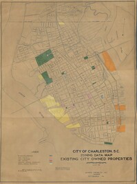 City of Charleston, SC, Zoning Data Map: Existing City Owned Properties