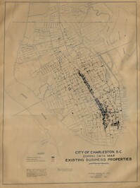 City of Charleston, SC, Zoning Data Map: Existing Business Properties