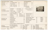 Index Card Survey of 82 Church Street
