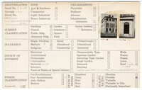 Index Card Survey of 108 Church Street