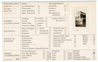 Index Card Survey of 134 Church Street