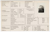 Index Card Survey of 184 East Bay Street