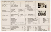 Index Card Survey of 321 East Bay Street