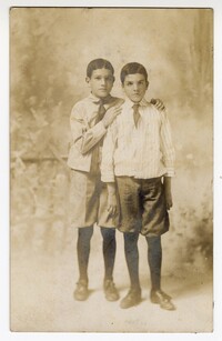 Formal Portrait of Edwin and Milton Pearlstine as Children