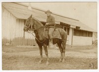 Photo of Edwin Pearlstine Sr. on a Horse