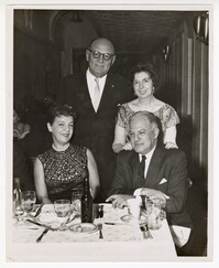 Photo of Edwin and Jeanette Felsenthal with Dave and Tootsie Silver