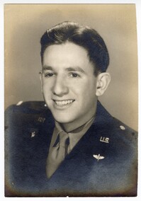 Photo of Young Gerald Meyerson in Military Uniform