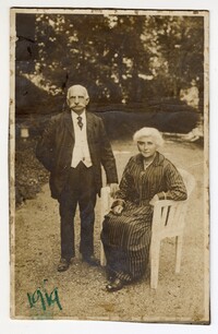 Photo of A.A. Strauss and Lena Hirsch