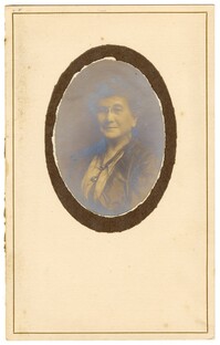 Elliptical Portrait of Blanche Baer Strauss