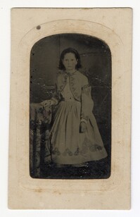 Tin Type of a Young Girl