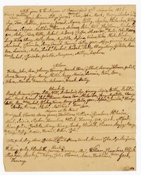 Tax Account of Clothes and Blankets Given to 150 Enslaved Persons at Point and Friendfield Plantations, 1826