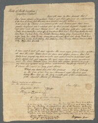 Bill of Sale for Fifty-Five Enslaved Persons from John J. Green to Thomas Carr, 1823