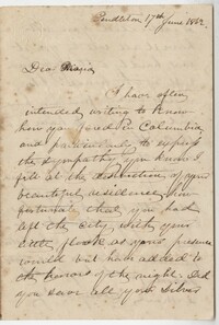 176. Aimee B. Stevens to Maria Heyward -- June 17, 1862