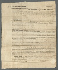 Mortgage for the Enslaved Man Sam from Edward A. Benjamin to Joseph Allston, 1830