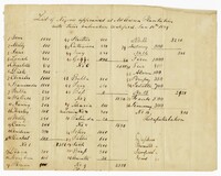 Appraisement for Eighty-Six Enslaved Persons at Mt. Area Plantation Owned by D.E. Heriot, 1860